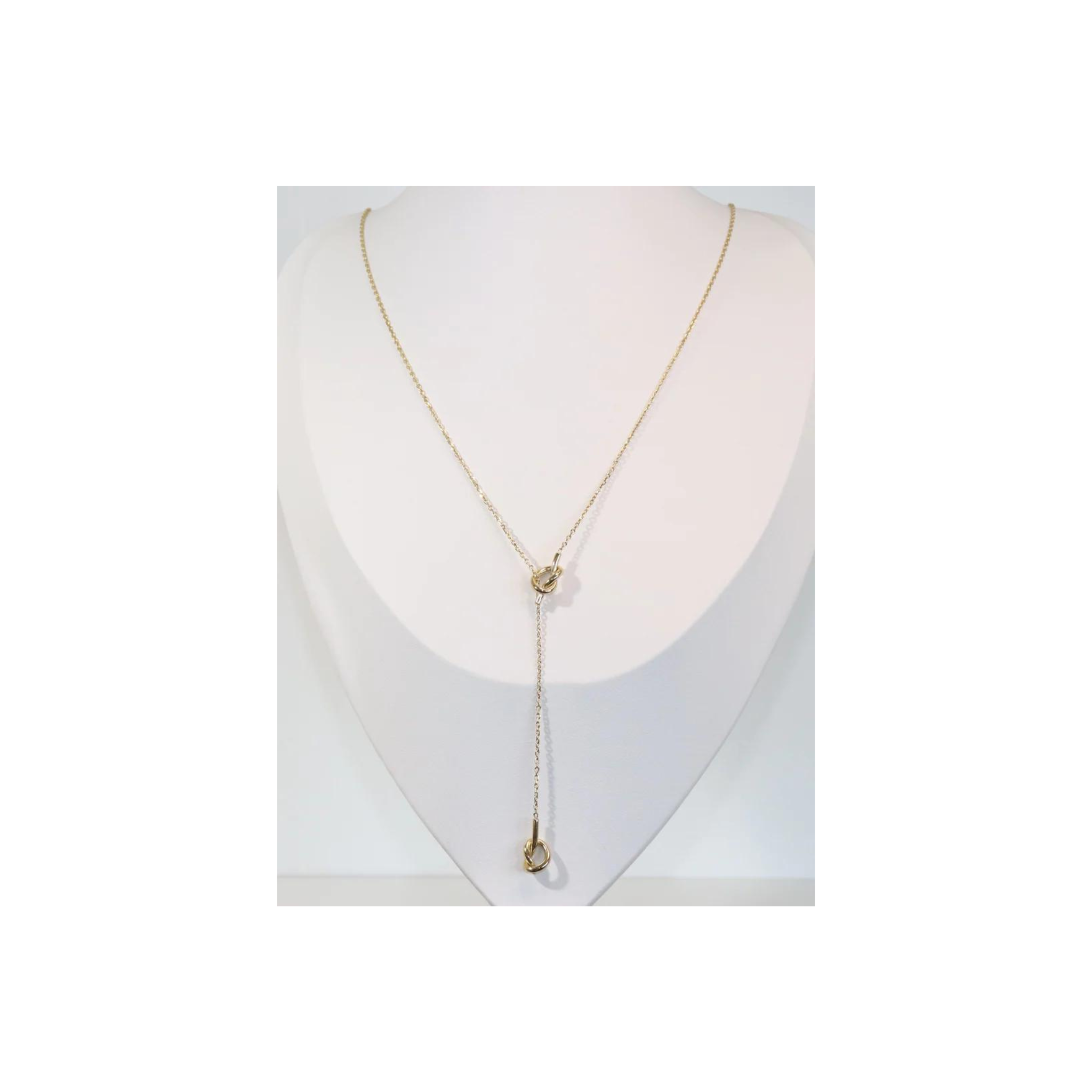 Lesina - Collier Y en acier inoxydable