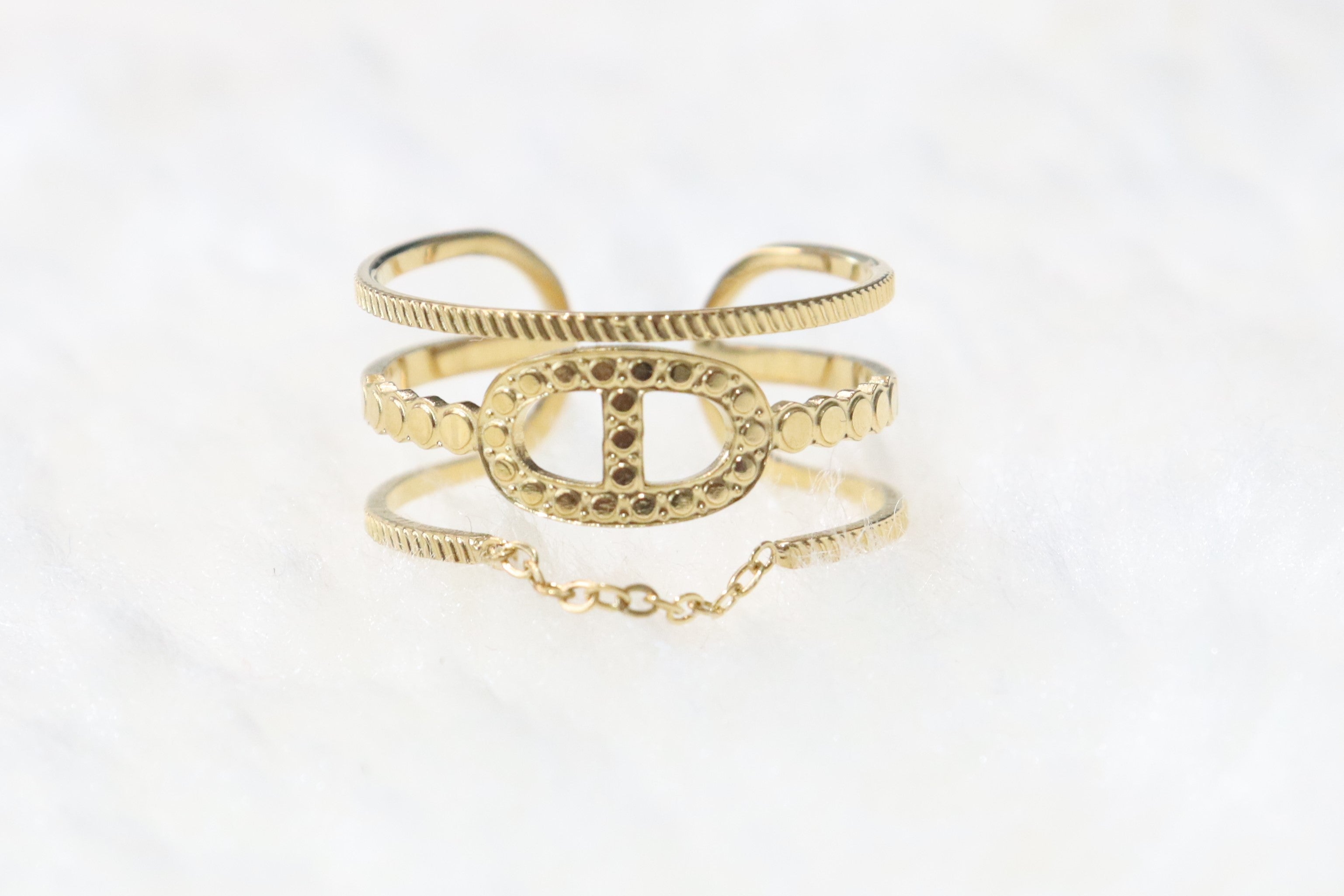 Mia - Bague en acier inoxydable