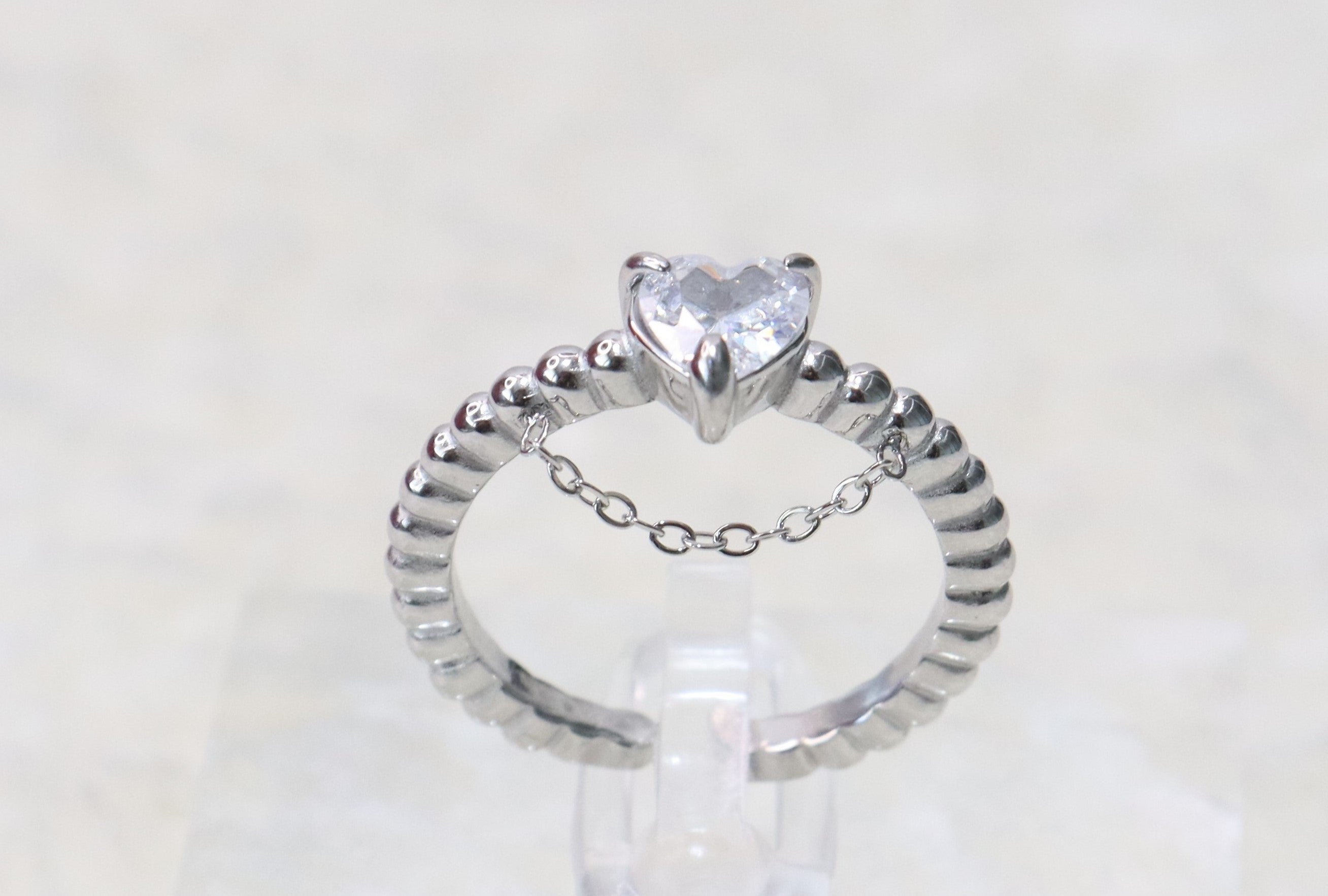 Jlaria - Bague en acier inoxydable