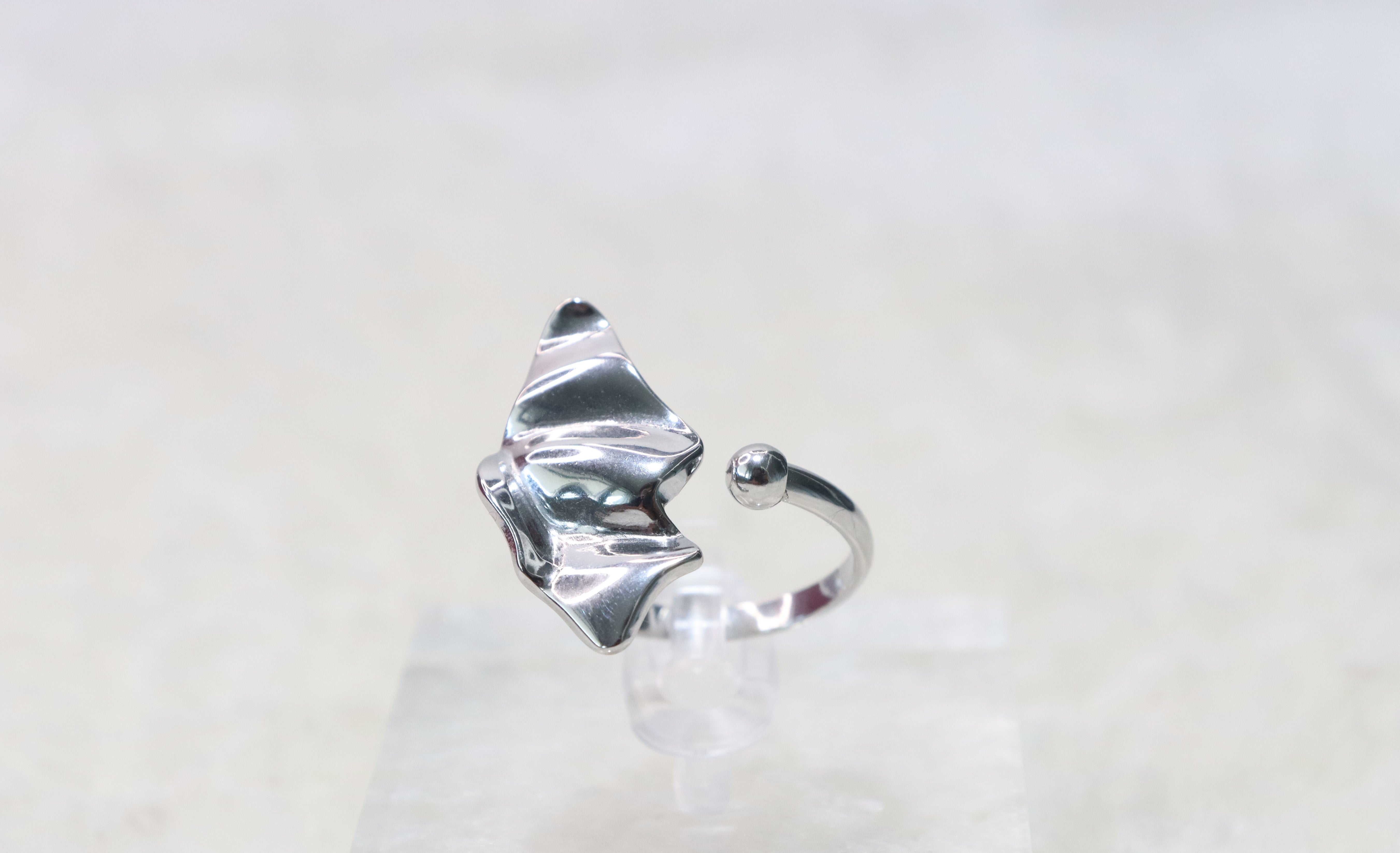 Anyah - Bague en acier inoxydable