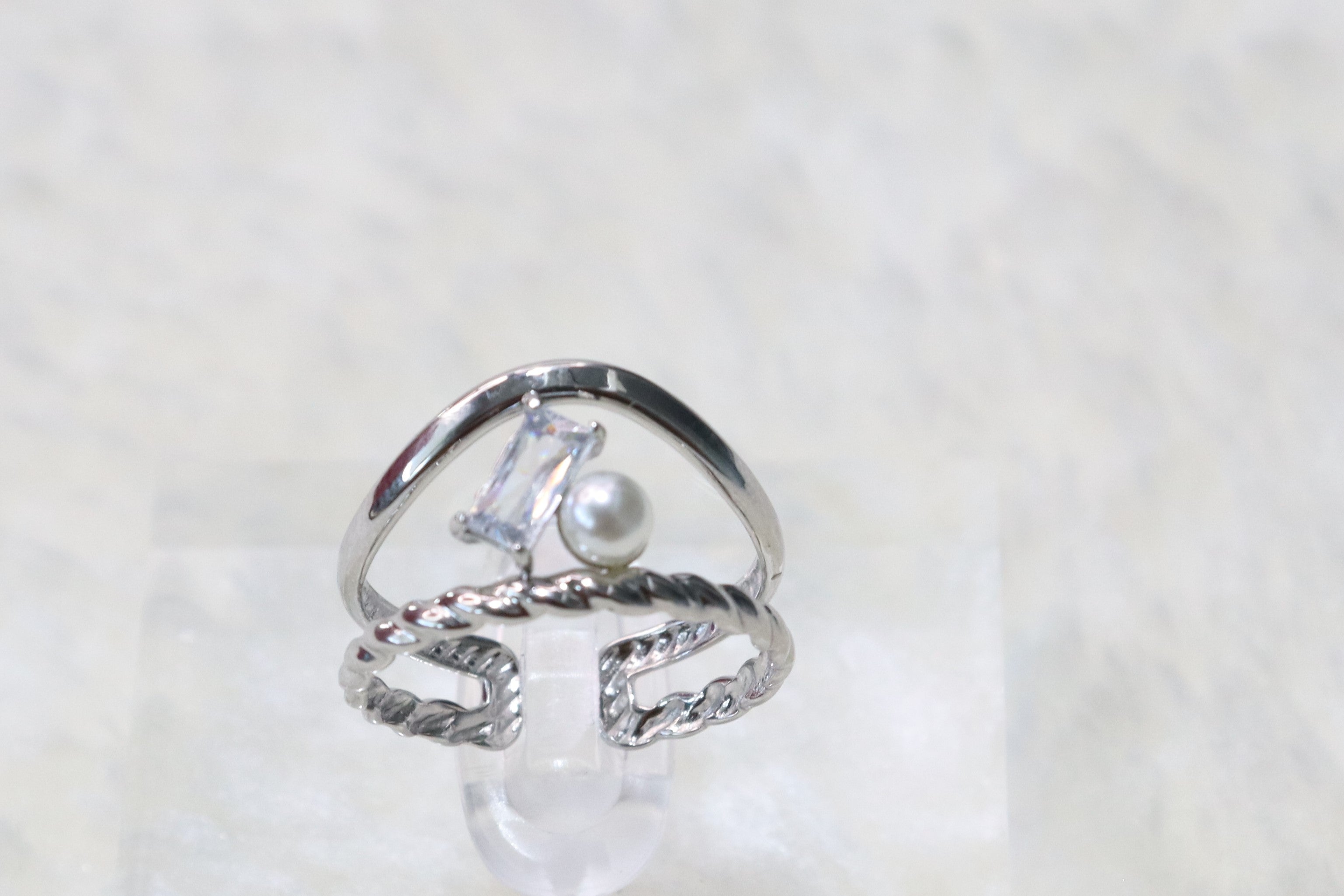 Laura - Bague en acier inoxydable
