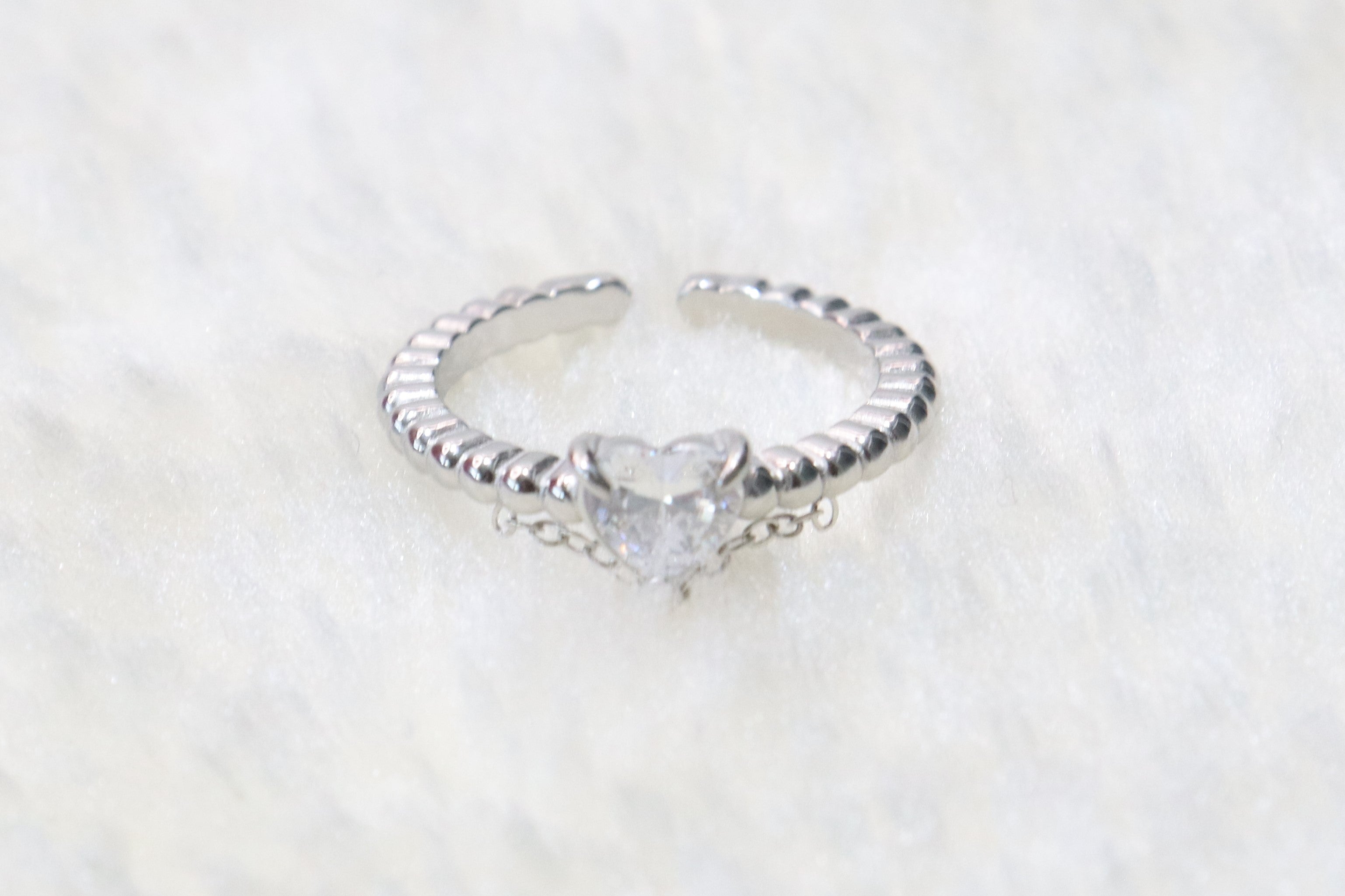 Jlaria - Bague en acier inoxydable