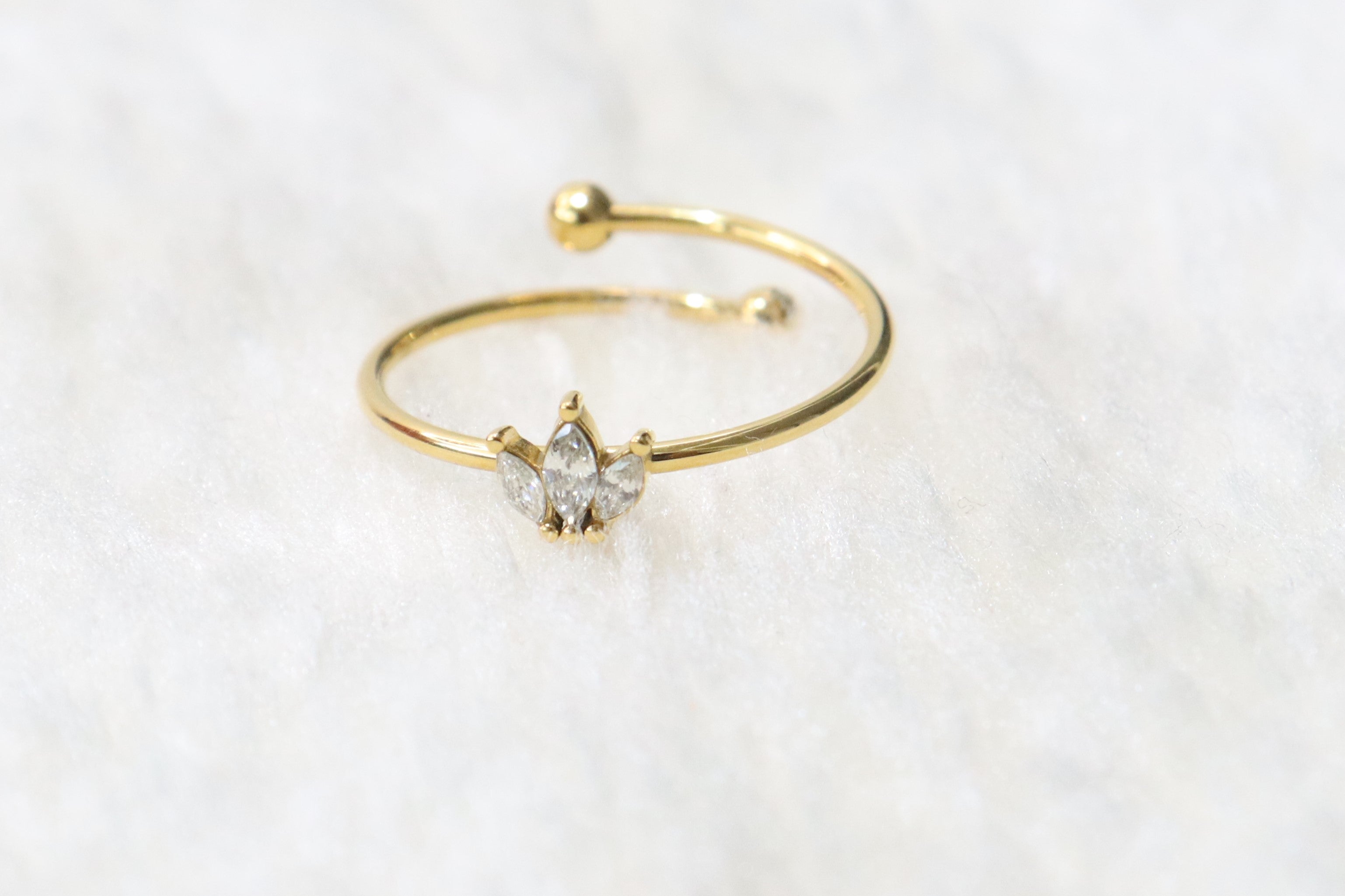 Princie - Bague en acier inoxydable