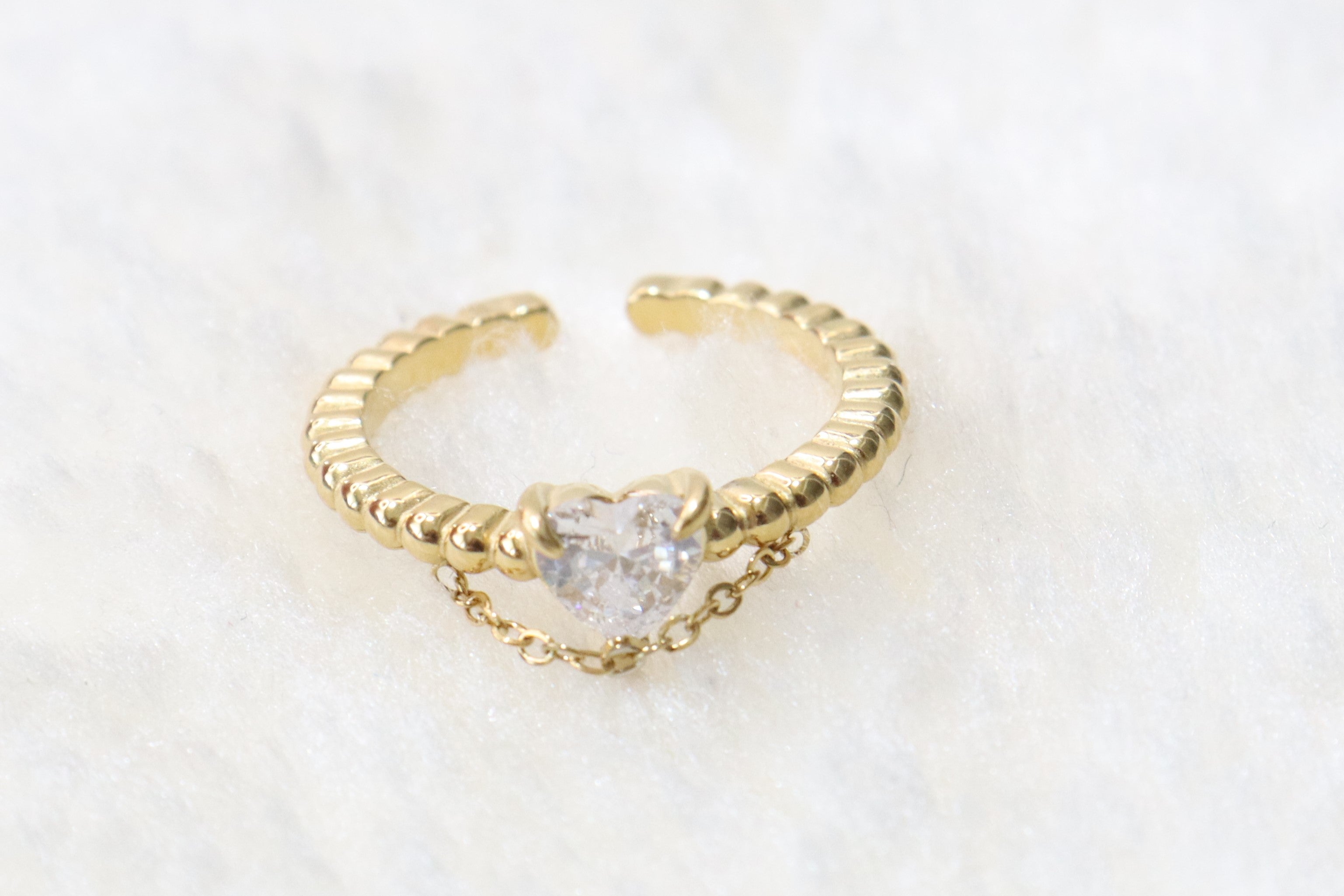 Jlaria - Bague en acier inoxydable