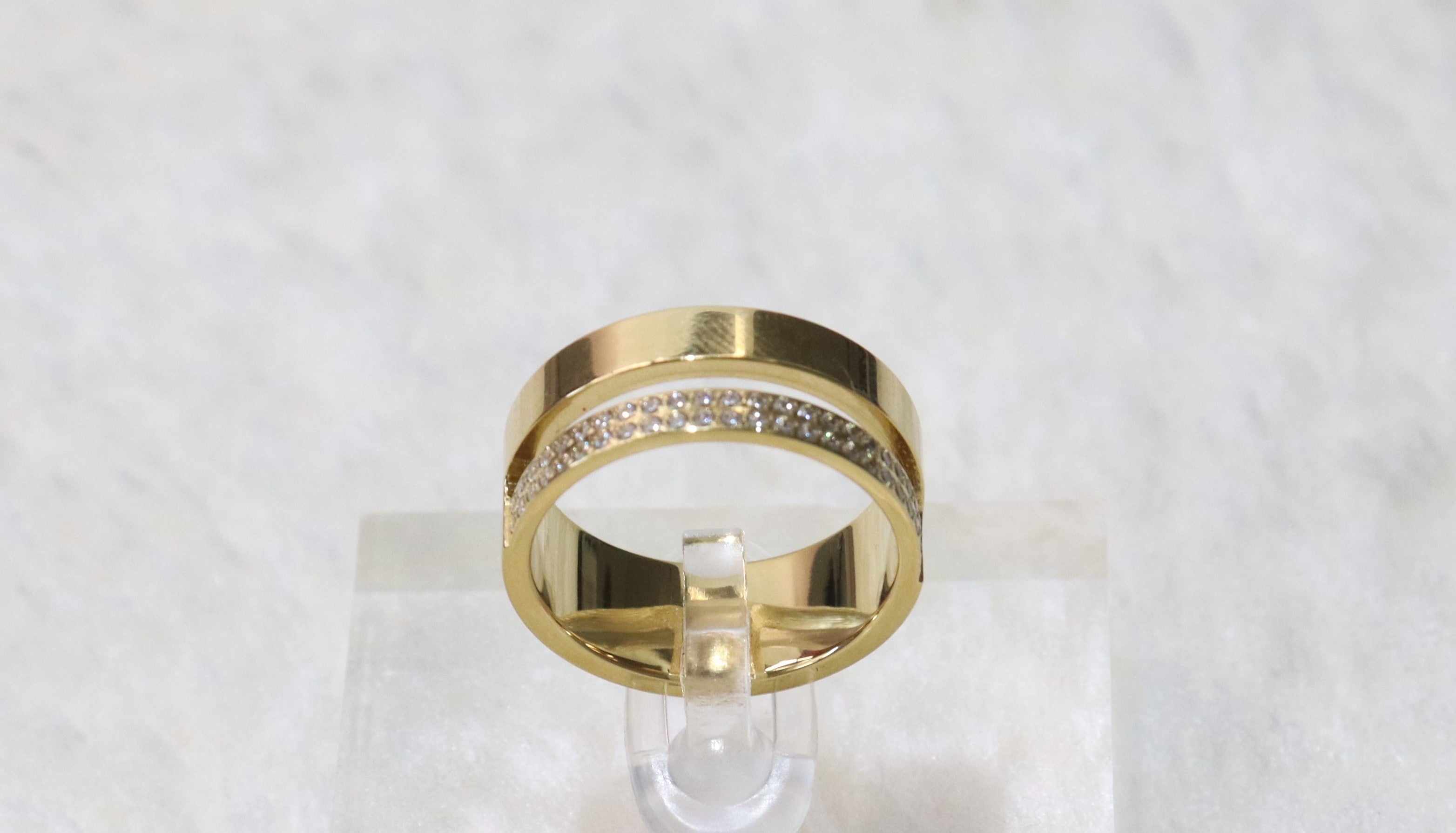 Jedidia - Bague en acier inoxydable