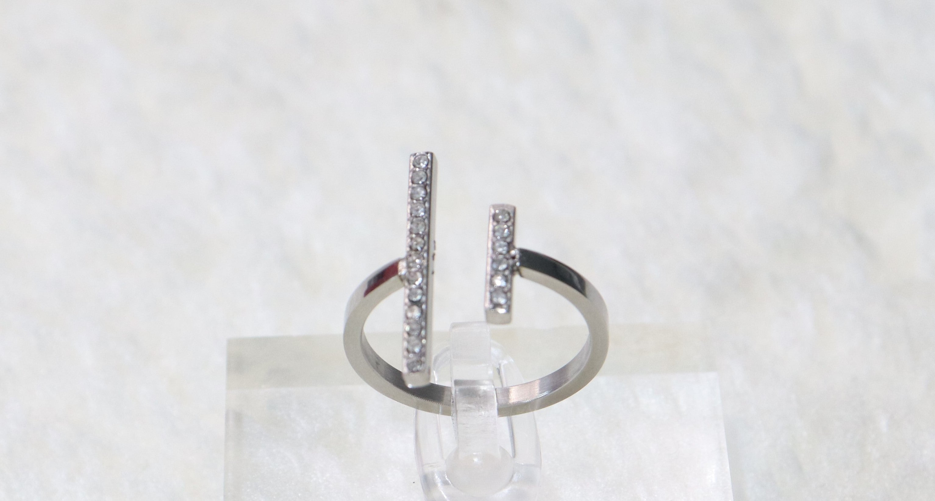 Tiana - Bague en acier inoxydable