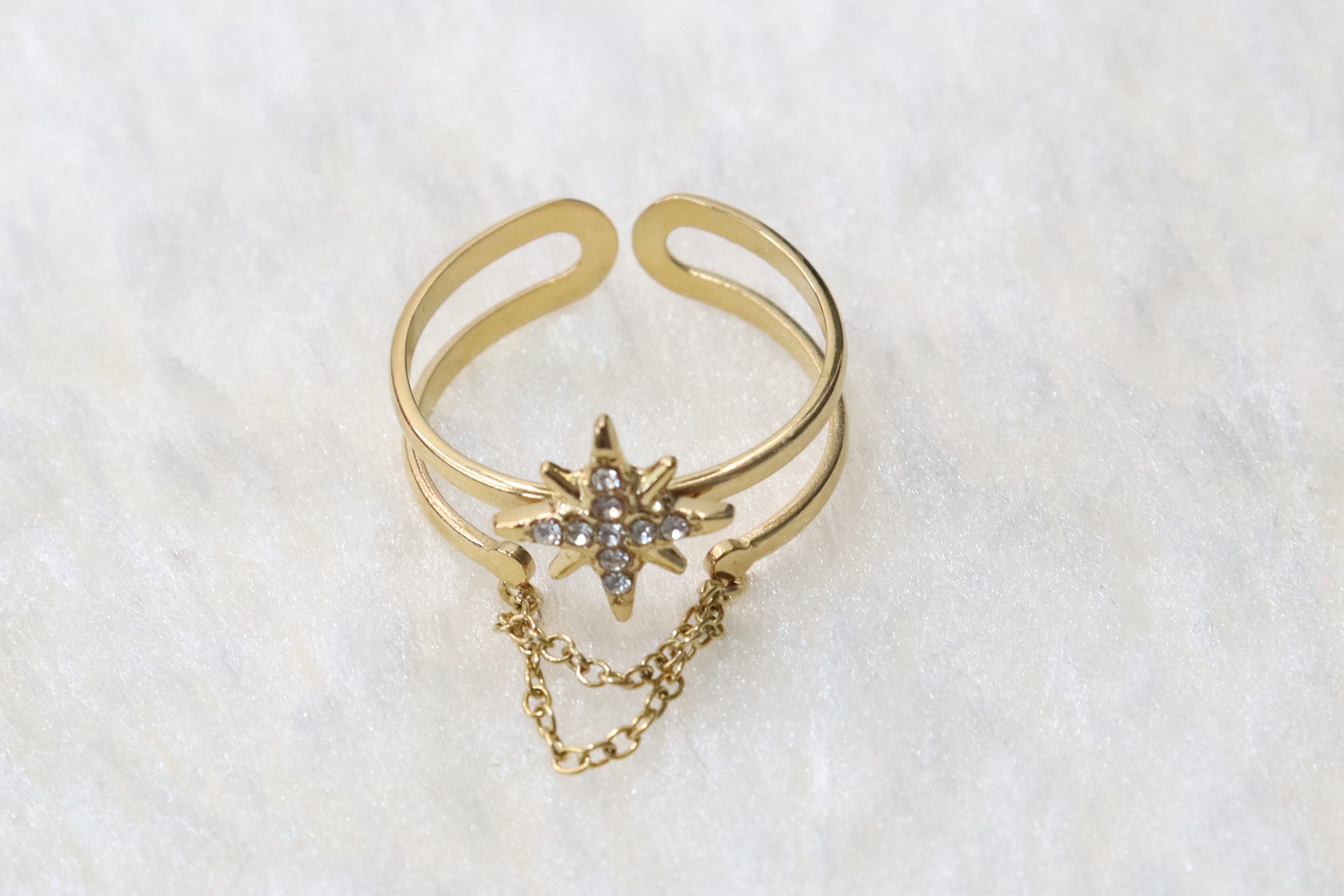 Laelia - Bague en acier inoxydable