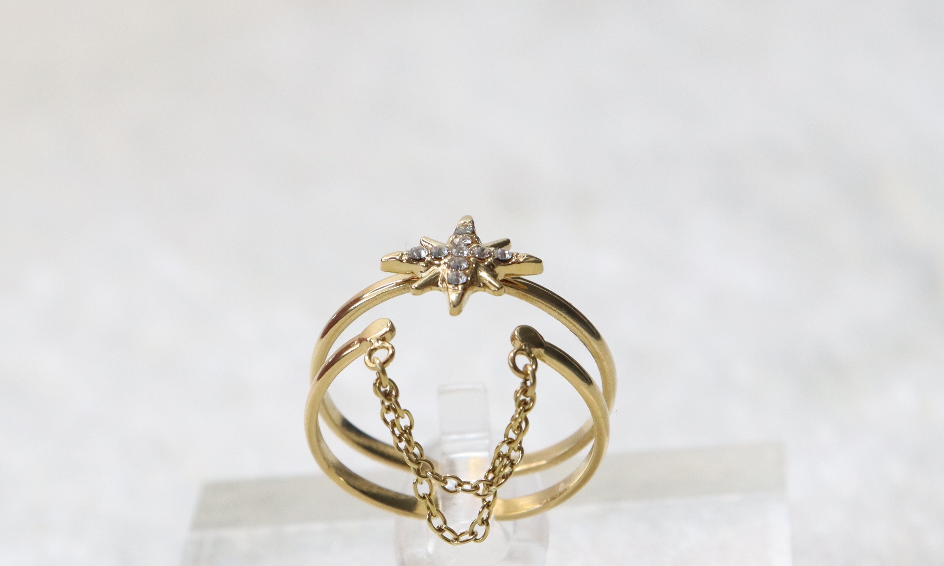 Laelia - Bague en acier inoxydable