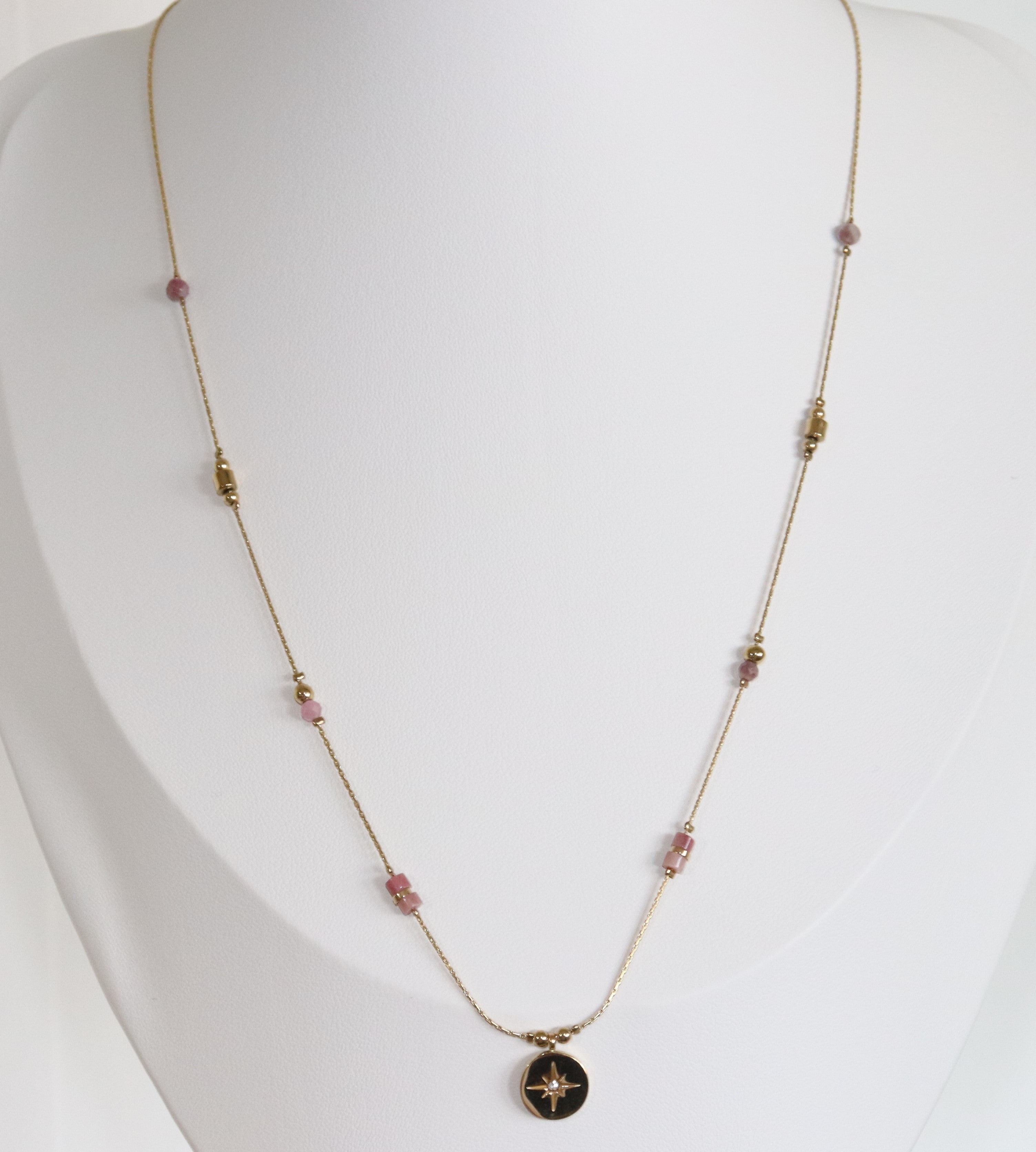 Madala - Collana con catena sottile in acciaio inossidabile