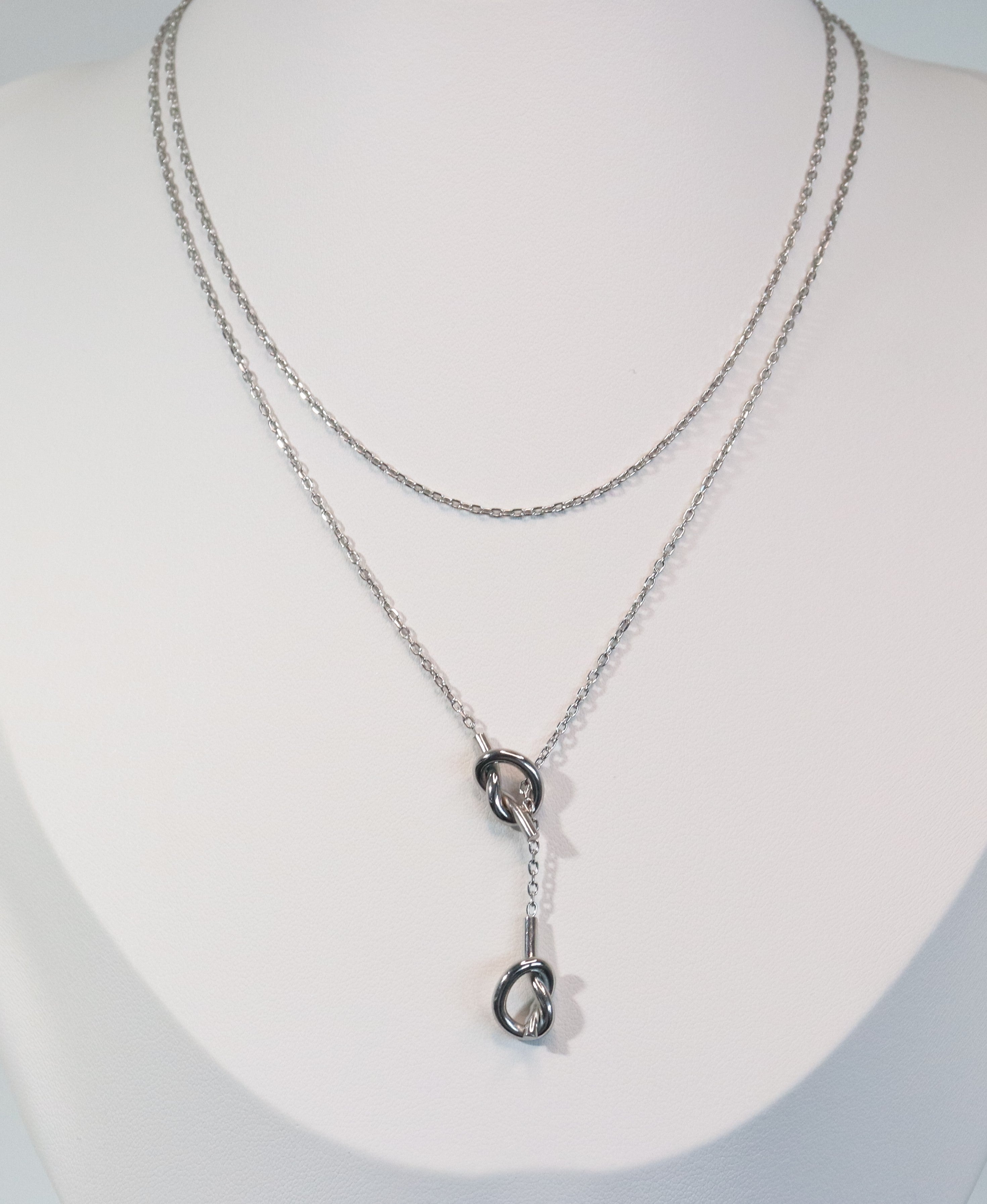 Lesina - Collier Y en acier inoxydable