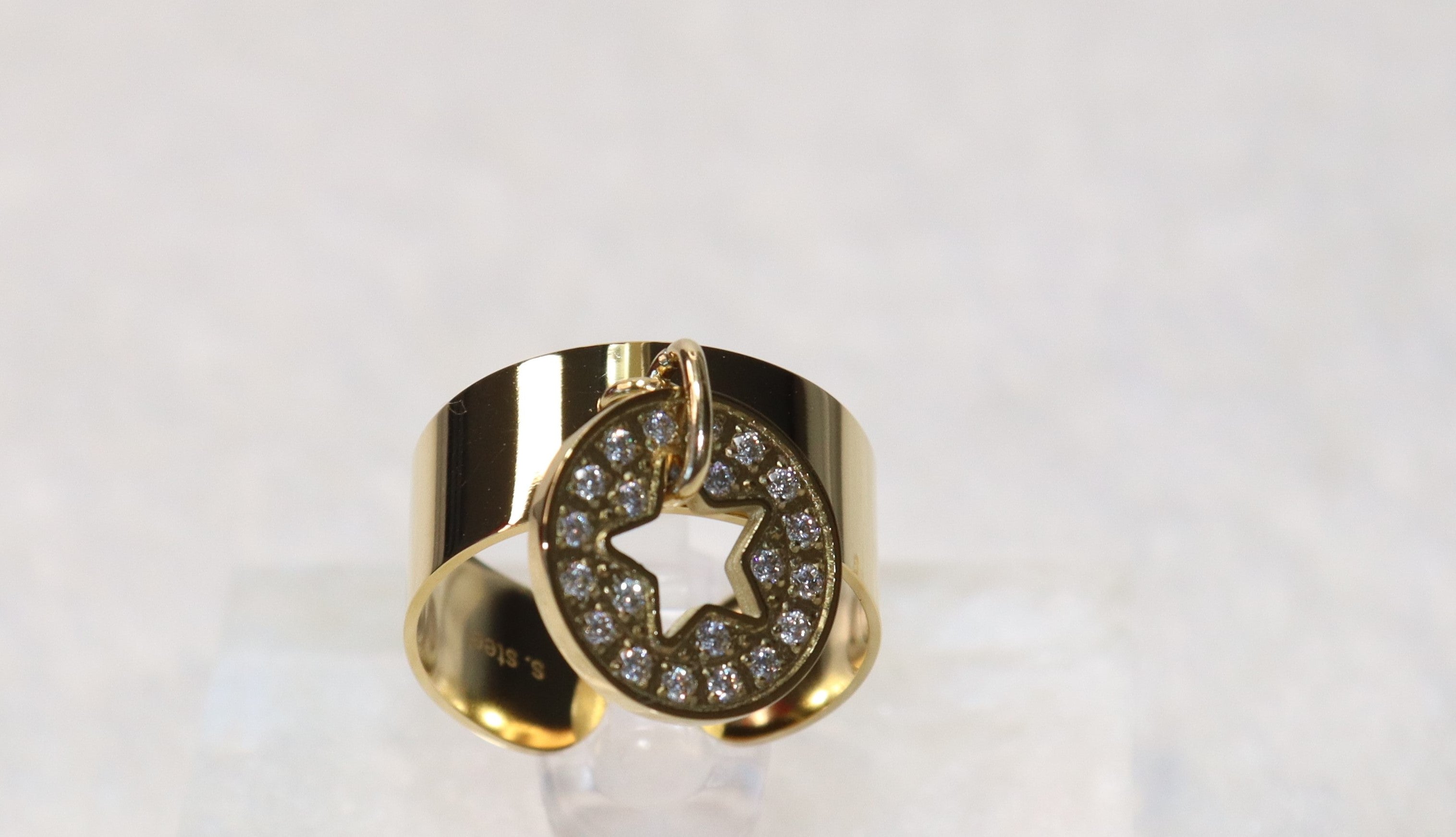 Isabelline Etoile - Bague en acier inoxydable