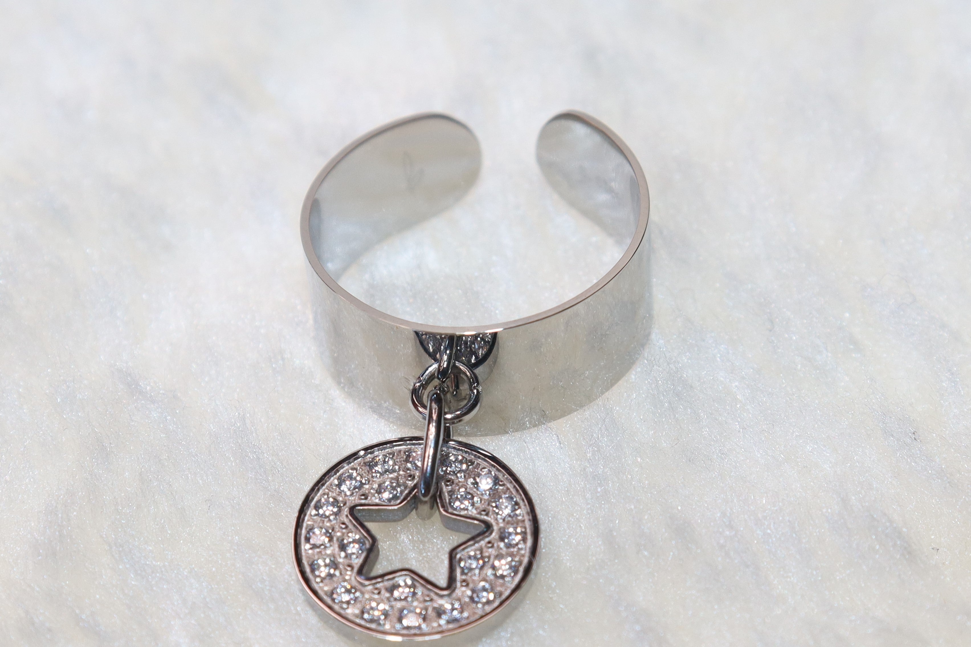 Isabelline Etoile - Bague en acier inoxydable
