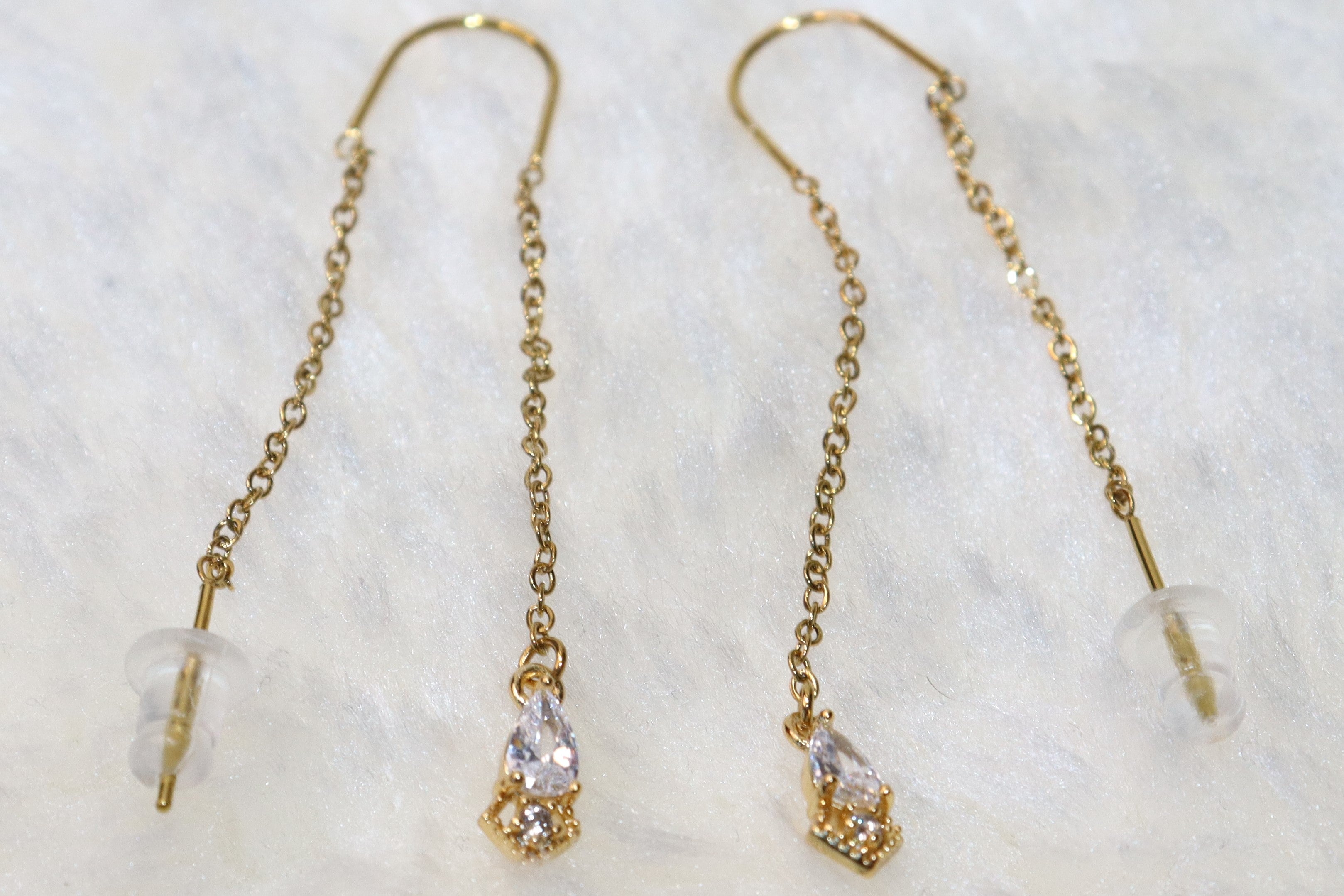 Julia - Boucles d'oreilles en acier inoxydable
