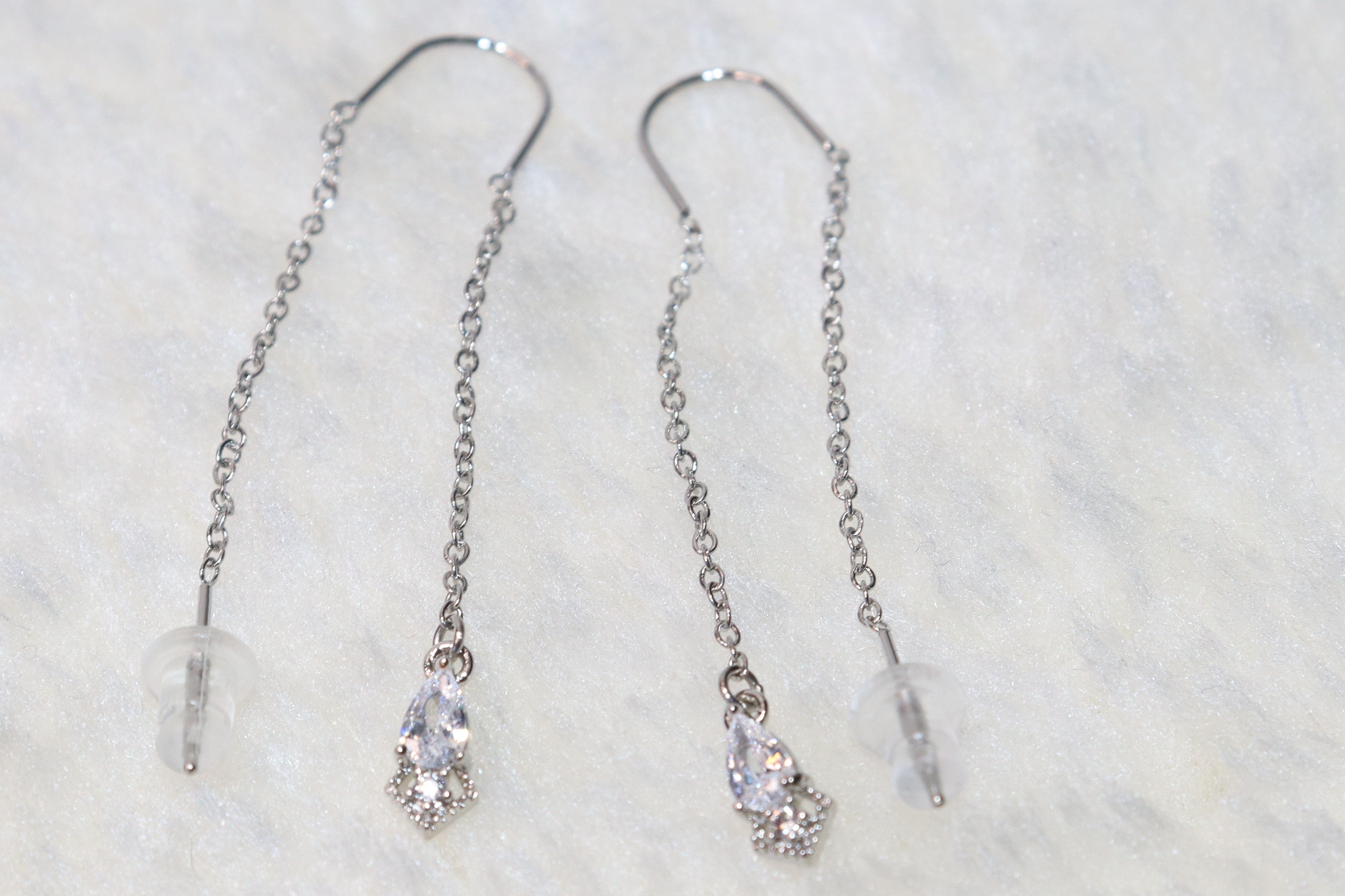 Julia - Boucles d'oreilles en acier inoxydable