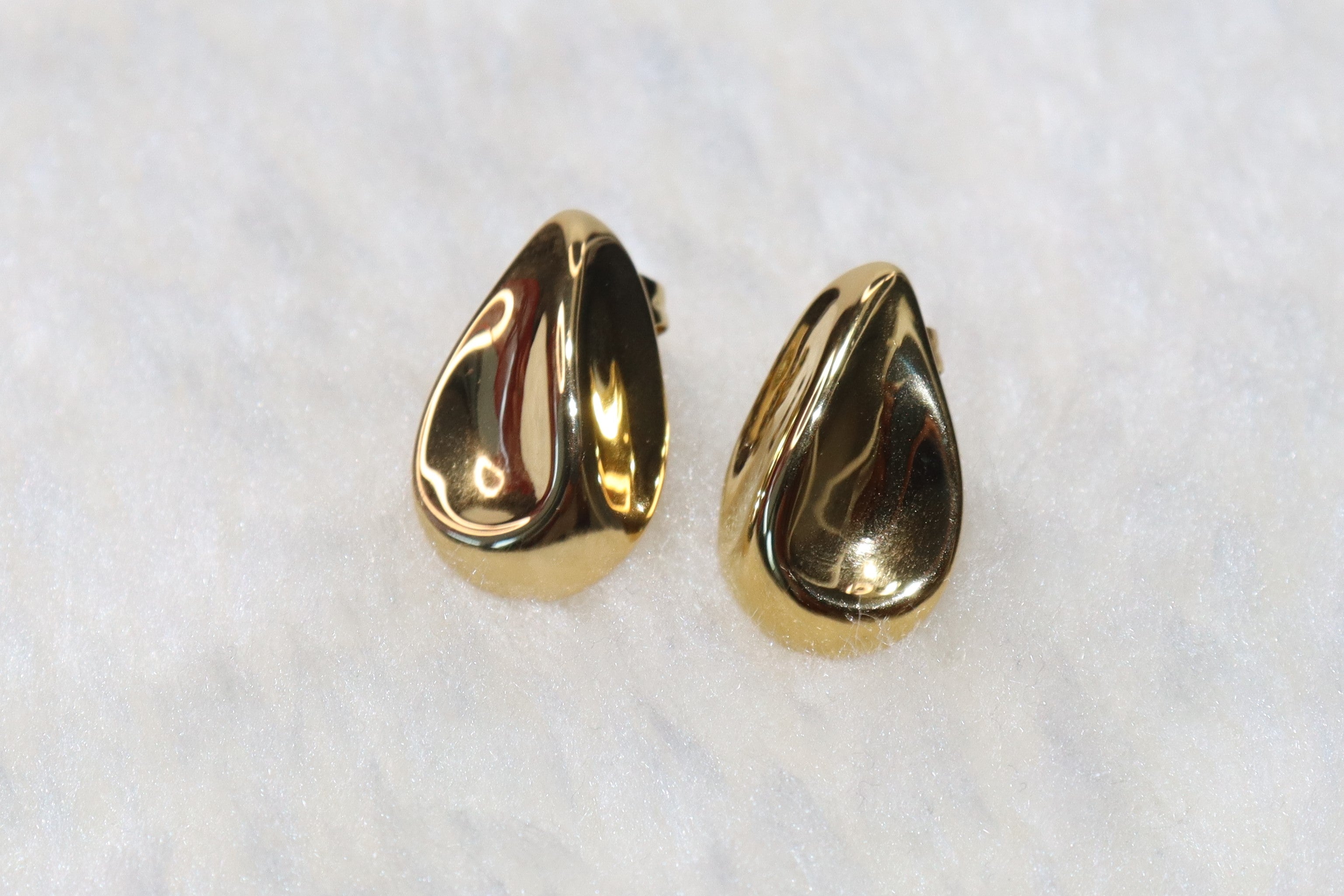 Loulou - Boucles d'oreilles en acier inoxydable