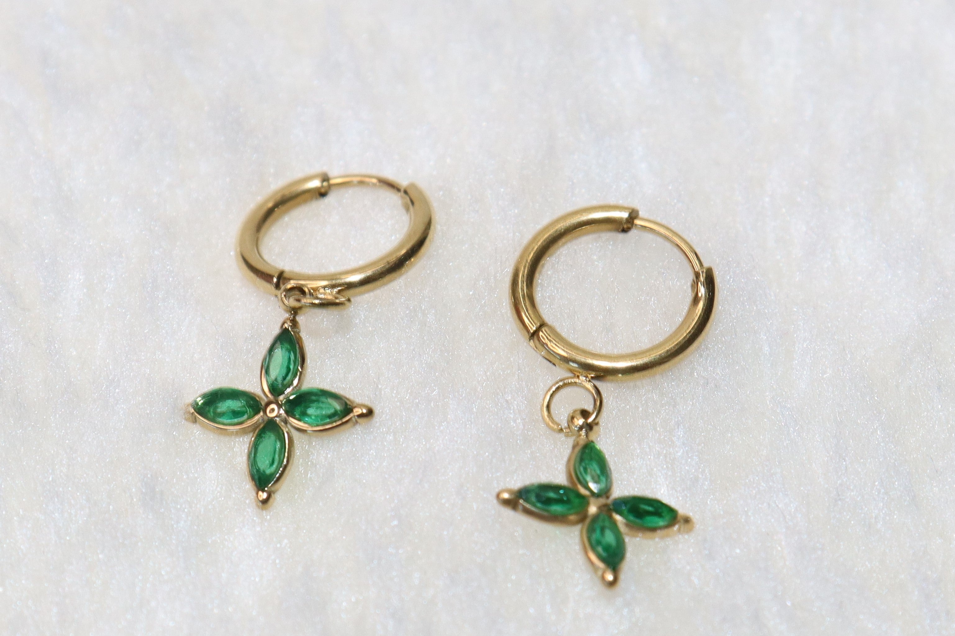 Kaila - Boucles d'oreilles en acier inoxydable