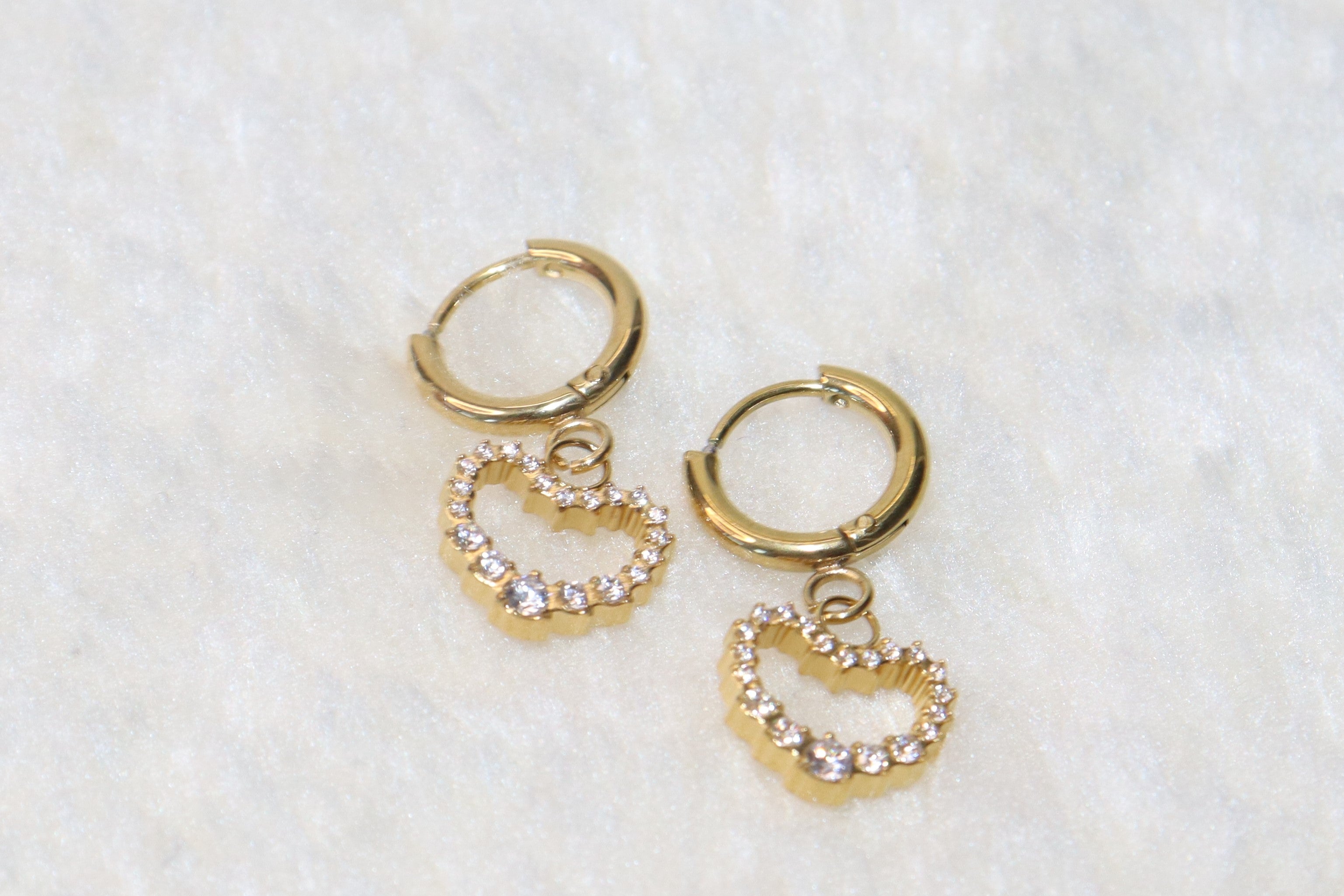 Amy - Boucles d'oreilles en acier inoxydable