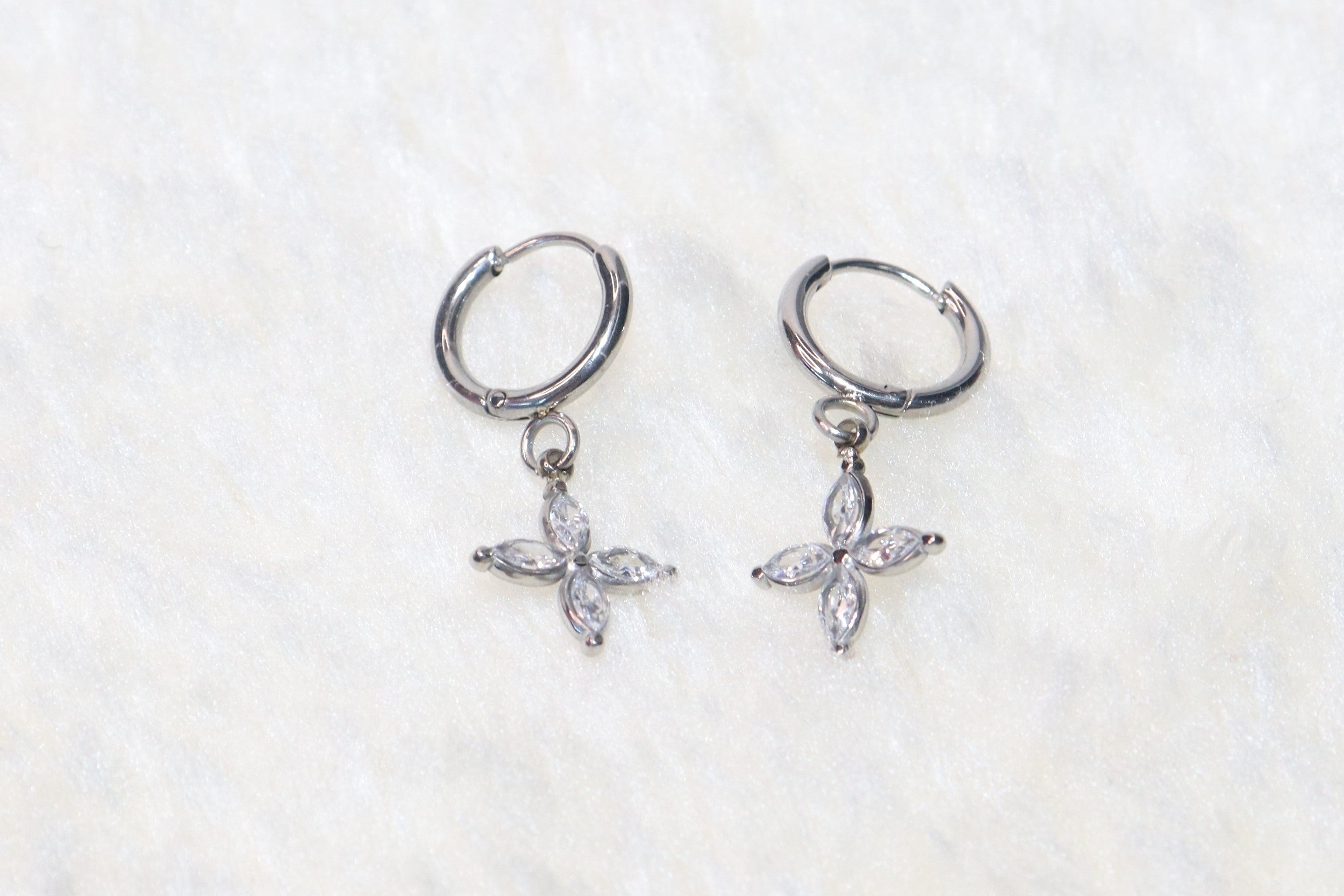 Kaila - Boucles d'oreilles en acier inoxydable