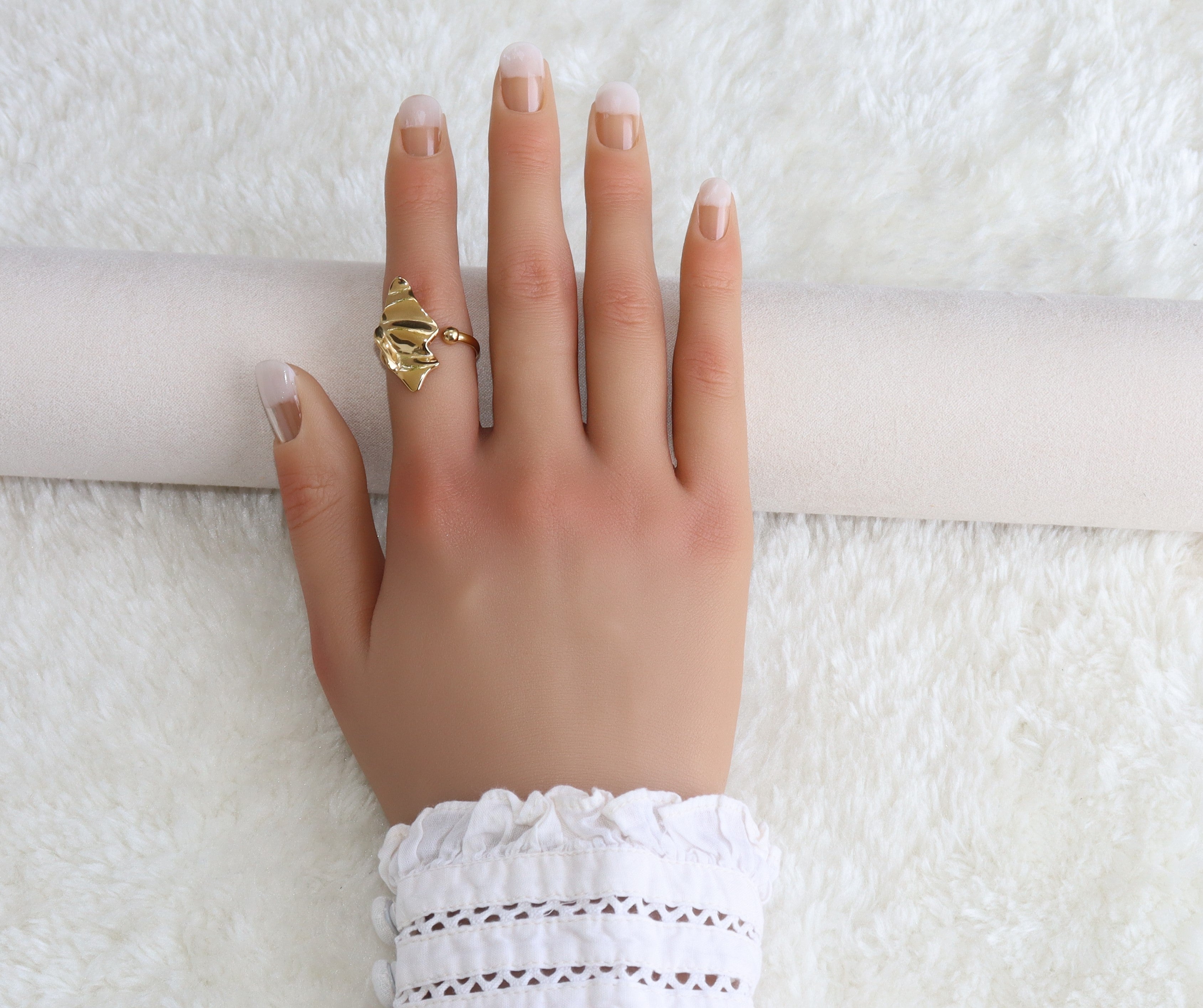 Anyah - Bague en acier inoxydable
