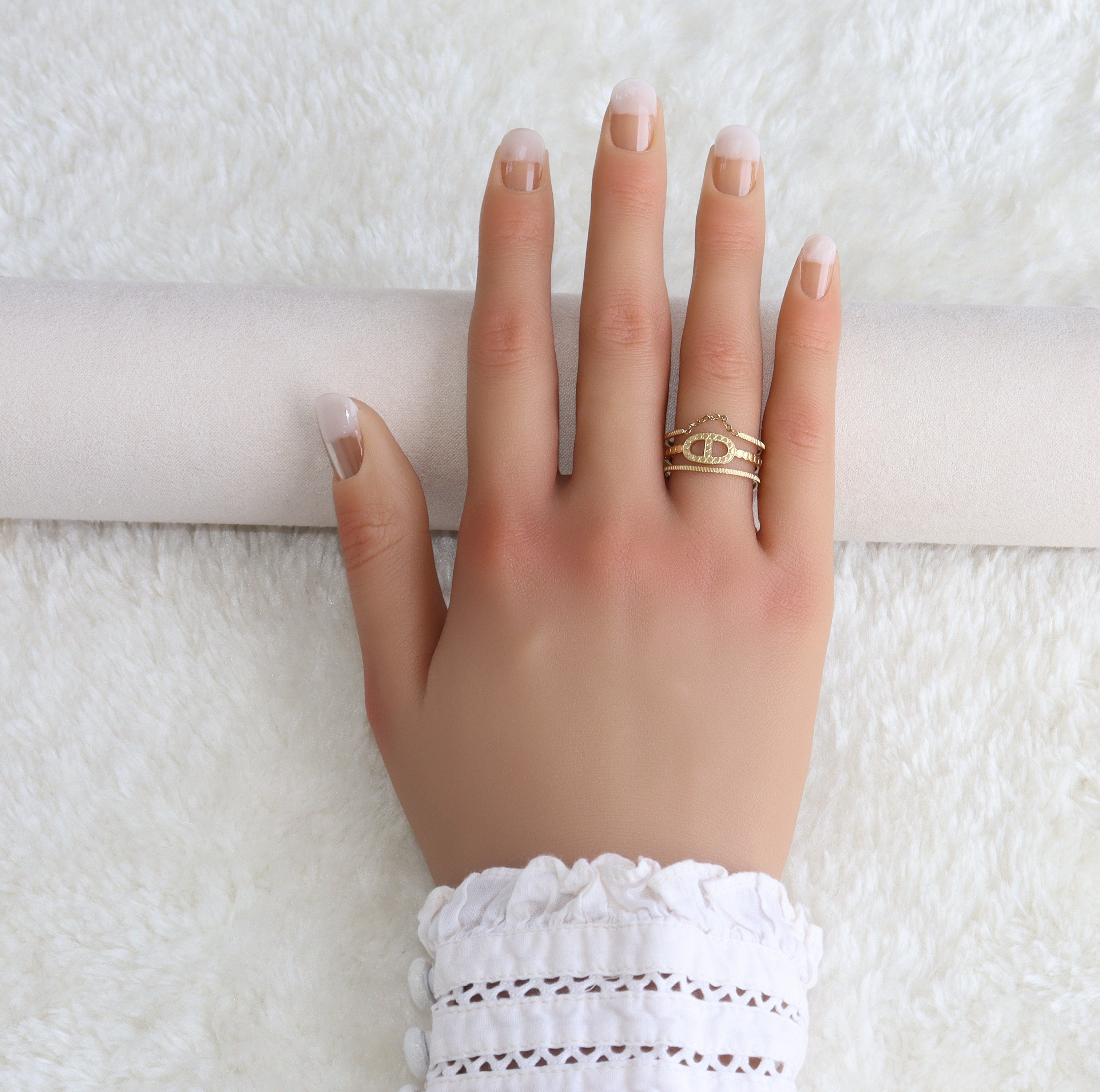 Mia - Bague en acier inoxydable