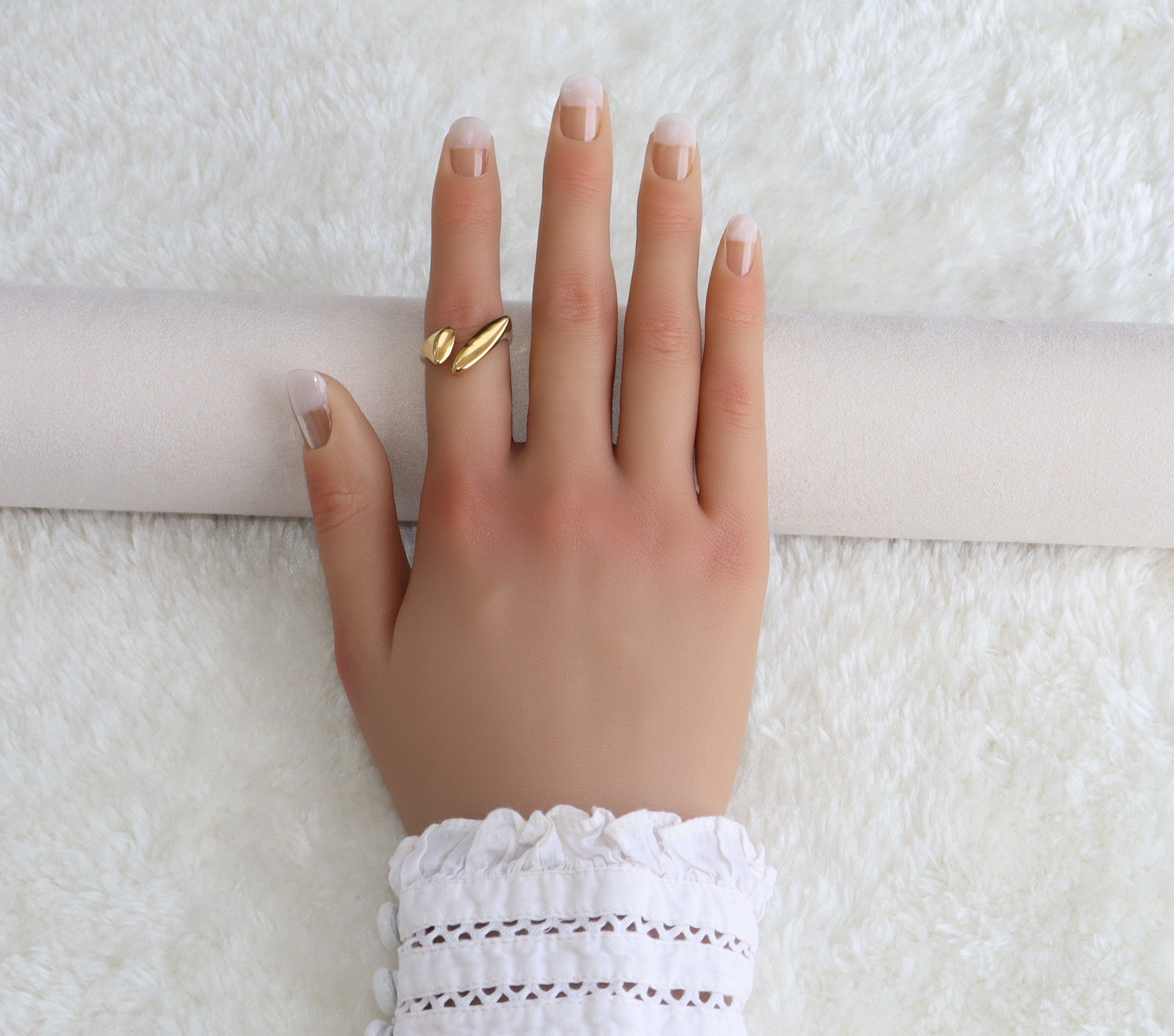 Ophelia - Bague en acier inoxydable