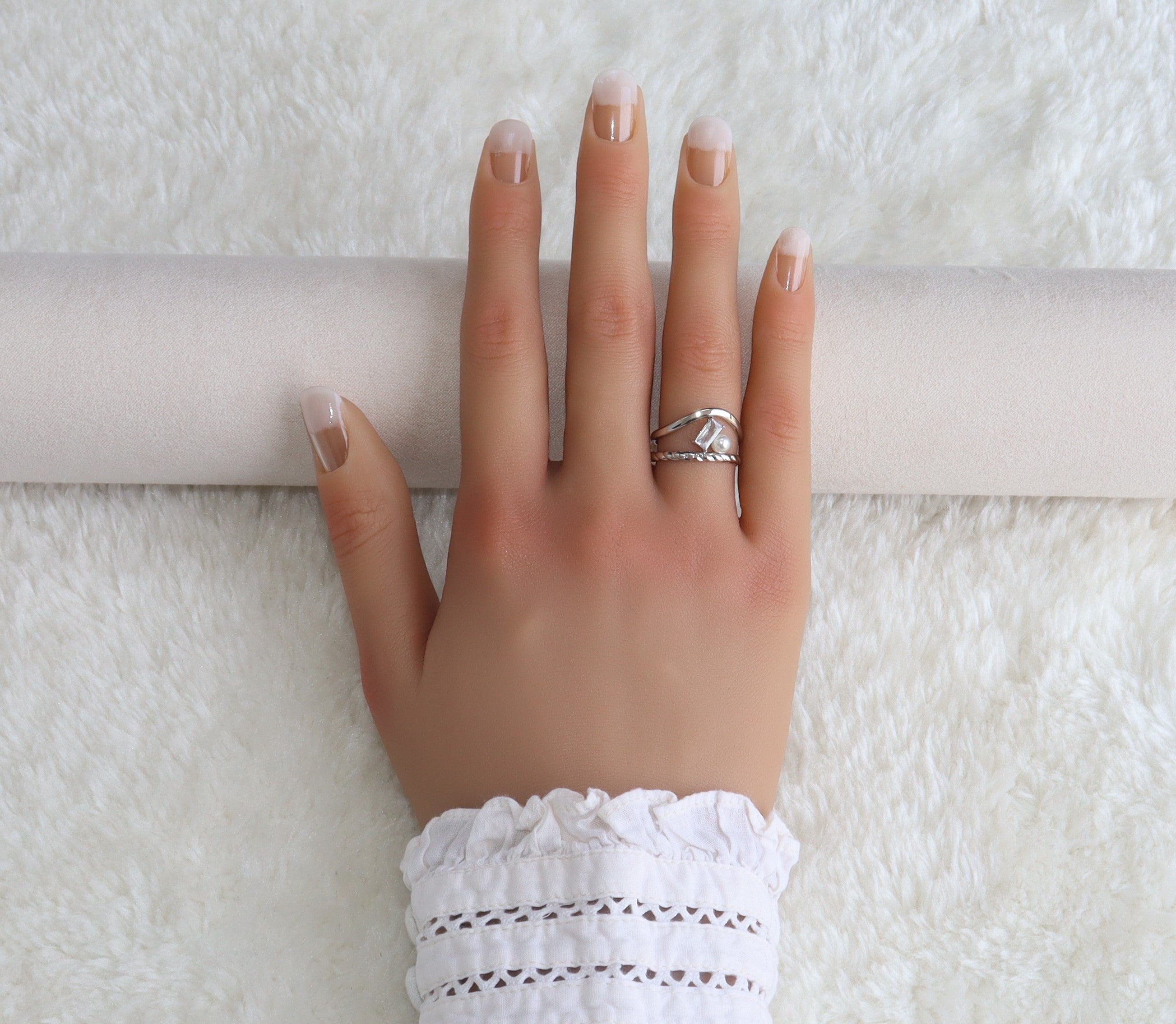 Laura - Bague en acier inoxydable