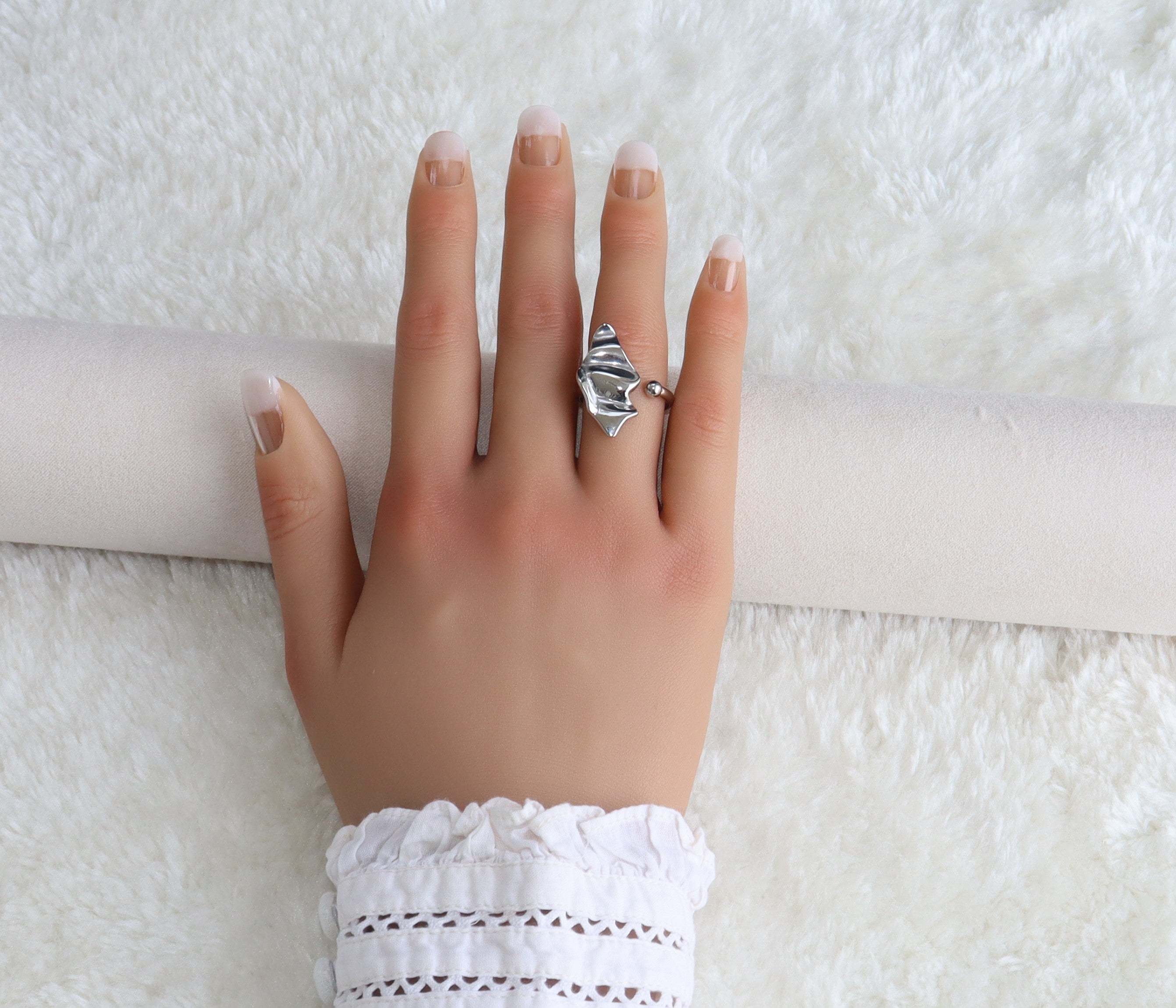 Anyah - Bague en acier inoxydable